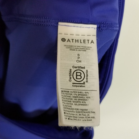 Athleta Ace Mesh Skort Size S Women Lazurite Blue Mini Skirt Athletic Gym Tennis - Picture 7 of 8